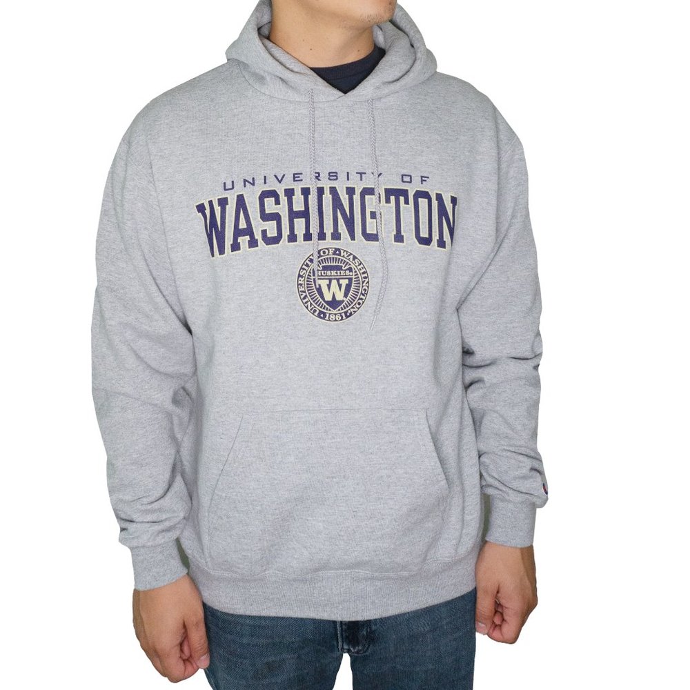 Champion Unisex University of Washington School Seal Hoodie